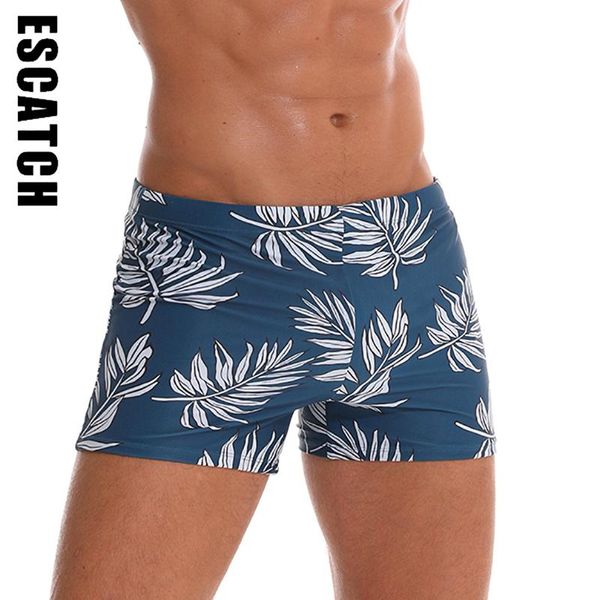 

escatch men summer swimsuit maillot de bain mens swimming trunks with pad quick-dry swimwear