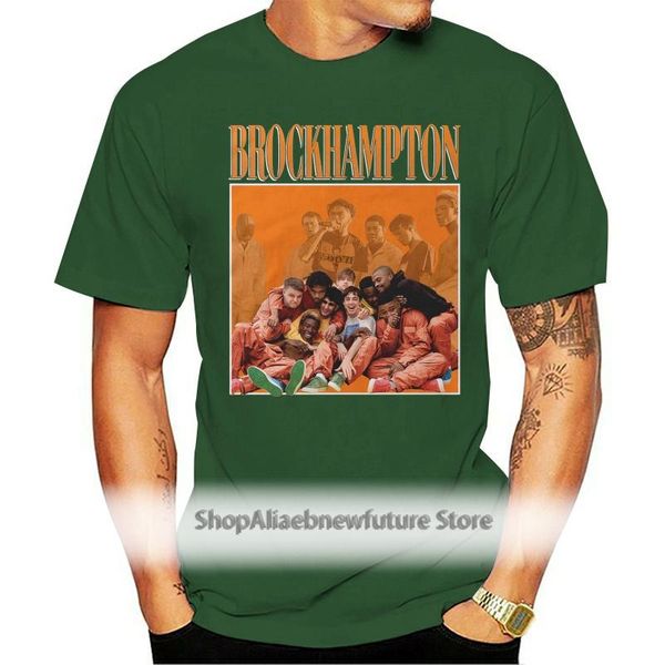 

men's t-shirts brockhampton 90s vintage black tshirt men t shirt, White;black