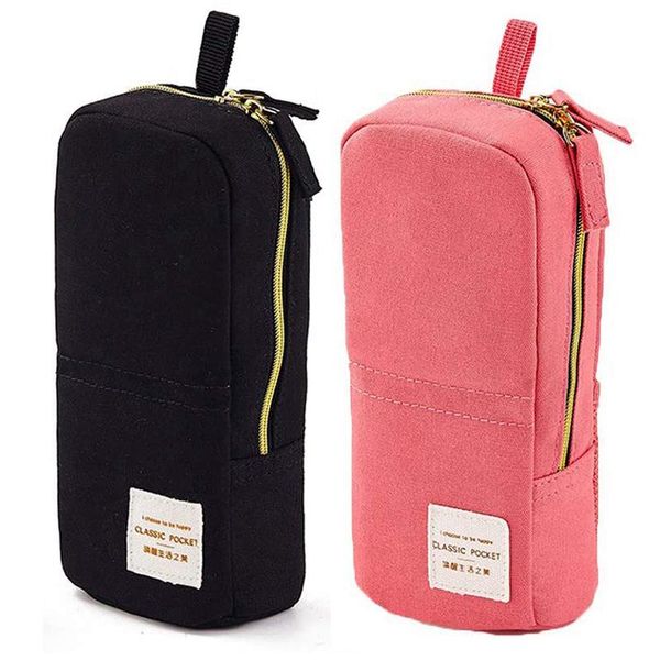 

pencil bags angoo bag big capacity stationery pens organizer pen case standing holder desk zipper pouch