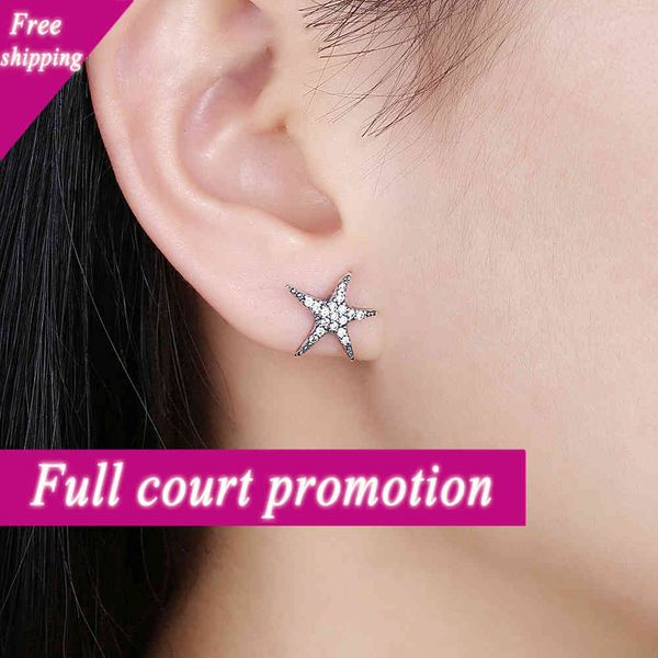 

starfish earrings fashion popular female accessories, Golden
