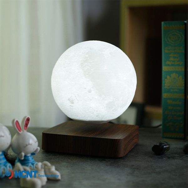 

3d printing home furnishings led night special magnetic levitation moon lamp