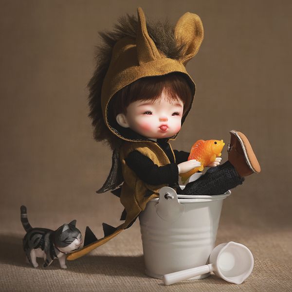 

quality goods Fantasy Angel 1/8 BJD Doll Nene fullset 15cm ob11 Deer Doll Animal Anime Toy DIY pukifee Resin Toys