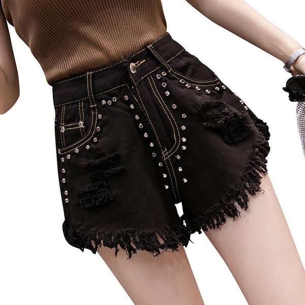 

women's shorts #0686, White;black