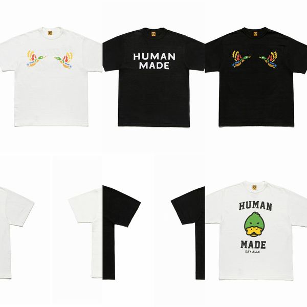 

human made t shirt high qualty original tag tiger t-shirt humanmade t-shirt collection x0726, White;black