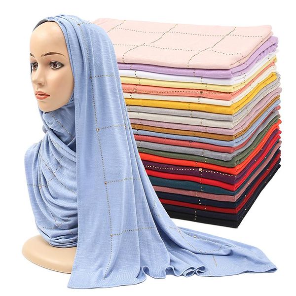

scarves muslim womenscarfcotton shawlhijab crinkle, Blue;gray