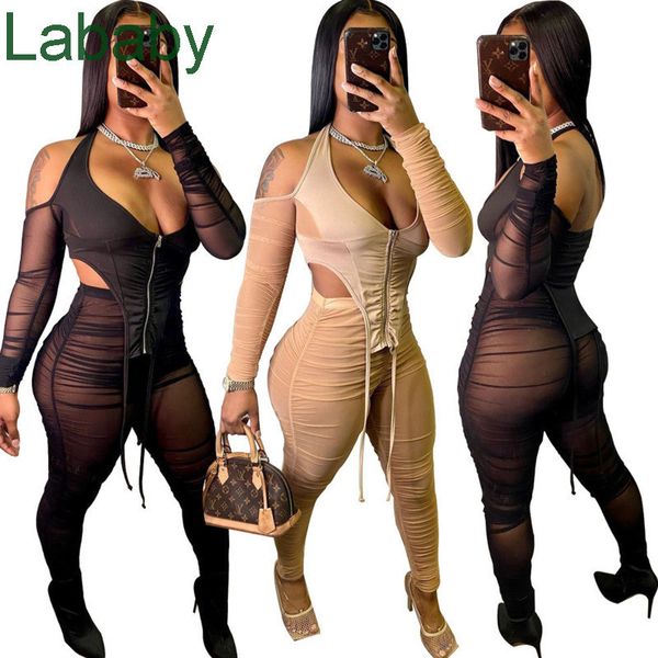

women two piece outfits designer 2021 new off shoulder irregular long sleeve zipper legging set ladies casual t shirt pants suits, Gray
