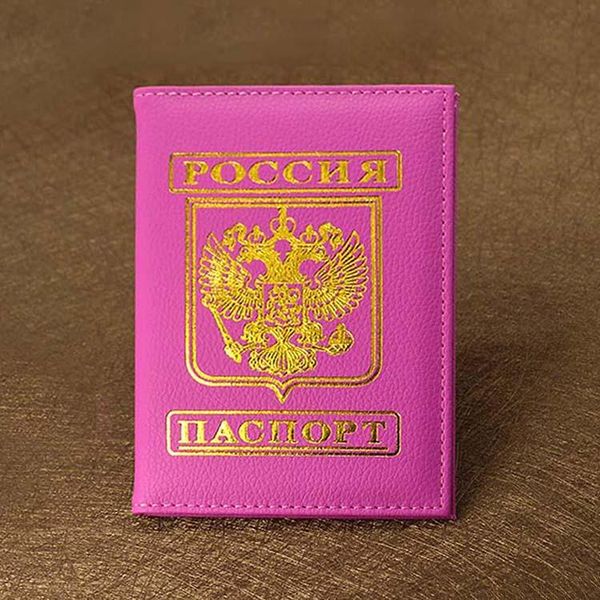 

card holders cute russia passport cover women on the russian case holder brand girls travel passports, Brown;gray