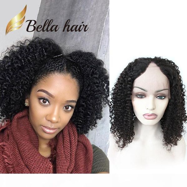 

u part wigs short bob curly lace wigs for black women lace front wig virgin human hair bellahair