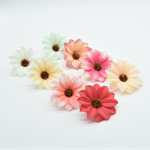 

30uds multi color chrysanthemum new year home decoration diy wreath artificial flower pistil sunflower