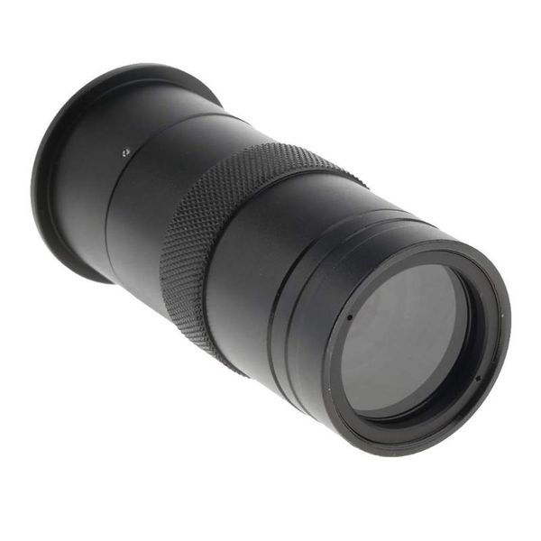 

100x digital industrial microscope camera bnc av tv video zoom c-mount lens zoom eyepiece magnifier lens