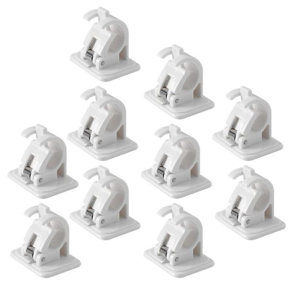 

shower curtains 10pcs bathroom curtain rod holders puch-towel for home