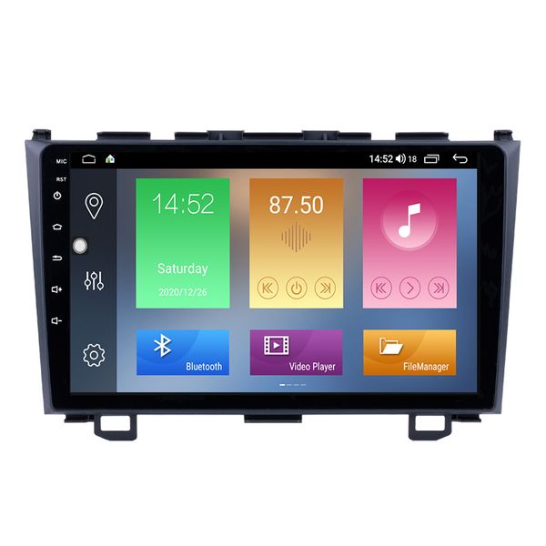 

9 inch android 10 car dvd stereo player for honda crv 2006 2007 2008-2011 radio gps head unit with usb wifi obd2 camera