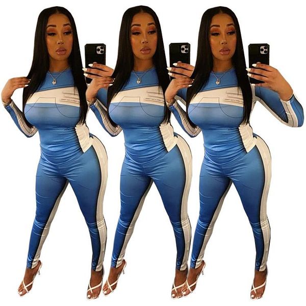 

women's tracksuits sz9025 -two-piece suit, Gray