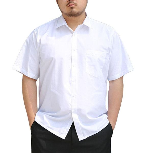 

men's dress shirts summer plus size men shirt 14xl bust 157cm 7xl 8xl 9xl 10xl 12xl large, White;black