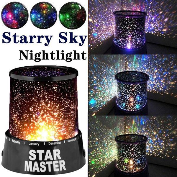 

night lights led starry sky light colorful romantic amazing projector lamp cosmos master christmas gift for children bedroom