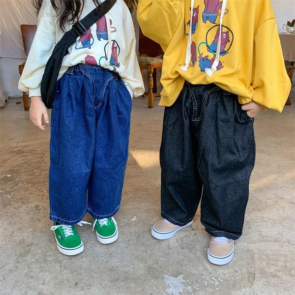 

jeans korean loose blue for boys and girls