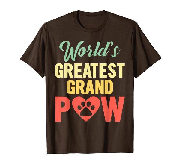 

World' Greatest Grand Paw Dog Lovers Best Funny Gift T-Shirt, Mainly pictures