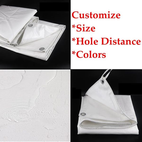 

thickness 0.45mm white pvc tarpaulin rainproof cloth garden courtyard tarpaulin rainproof cloth cover waterproof sunshade