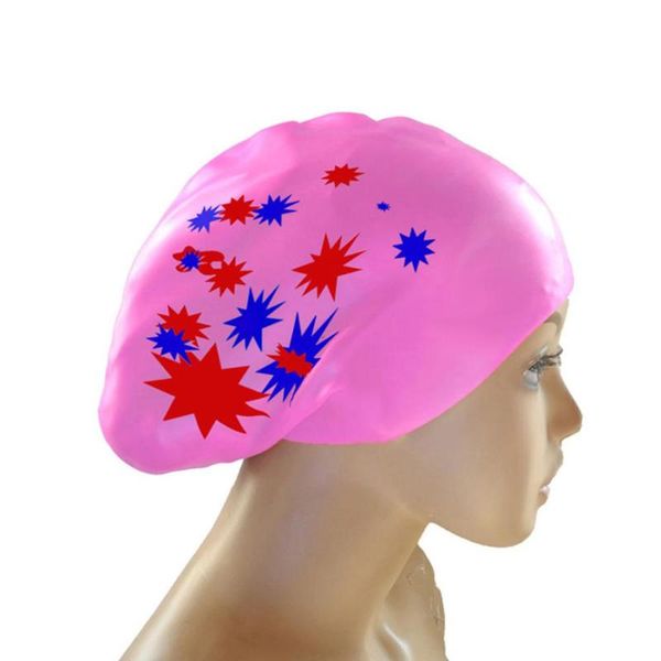

swimming caps cap women silicone long hair extra large big waterproof swim hat for lady with ear cup protect elastic