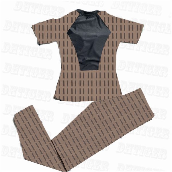 

summer women tracksuits short sleeve 2 pieces set casual sportswear outdooors exercise clothing fitness high elasticity outfits, Black