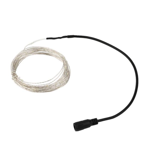 

strings 20m 200 leds silver wire string fairy light christmas outdoor decor led lights wedding party lighting dc12v 9 colors