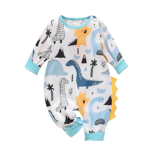 

jumpsuits winter autumn baby clothes adorable kids printed warm for boys girls (size 60cm), Blue
