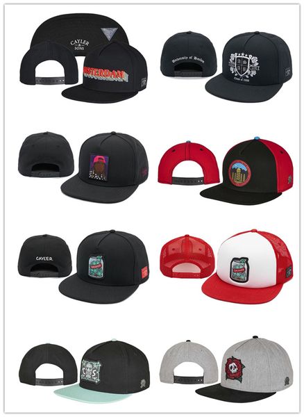 2021 Marke CAYLER SON Hatscayler und Söhne Snapback-Hüte Snapbacks Caps Snap-Back-Hut Baseball-Basketball-Cap HHH