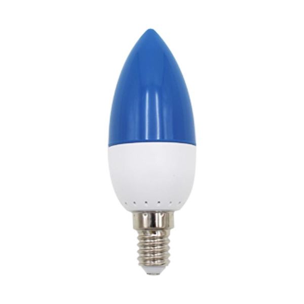 

bulbs e14 led color candle tip bulb, light,blue