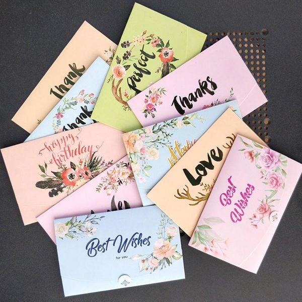 

greeting cards 50pcs postcard gift message card thanksgiving diy writable decor thank you birthday wedding invitation