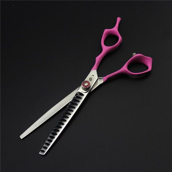 

hair scissors purple dragon 7 inch dog grooming professional cutting scissor fabric pink handle