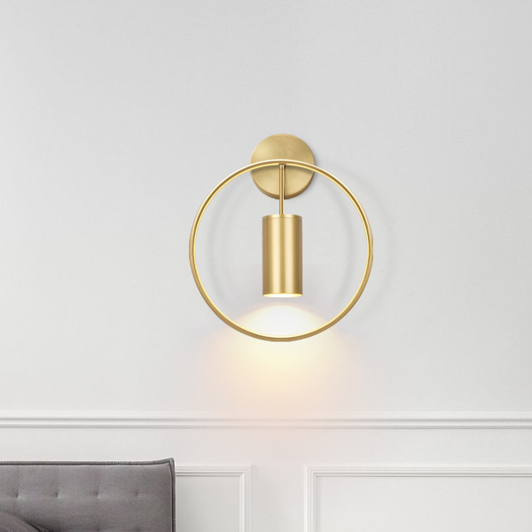 

wall lamp nordic modern simple luxury creative personality led bedroom bedside aisle golden spotlight