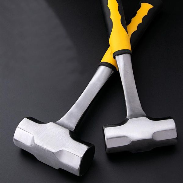 

hand tools 3lb sledge hammer heavy-duty indestructible handle hard face steel head forged construction