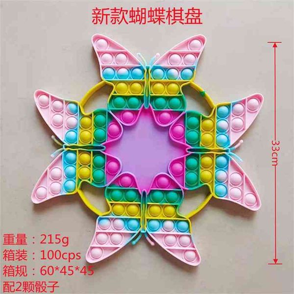 

new large butterfly chessboard rat killing pioneer children's interactive decompression toy