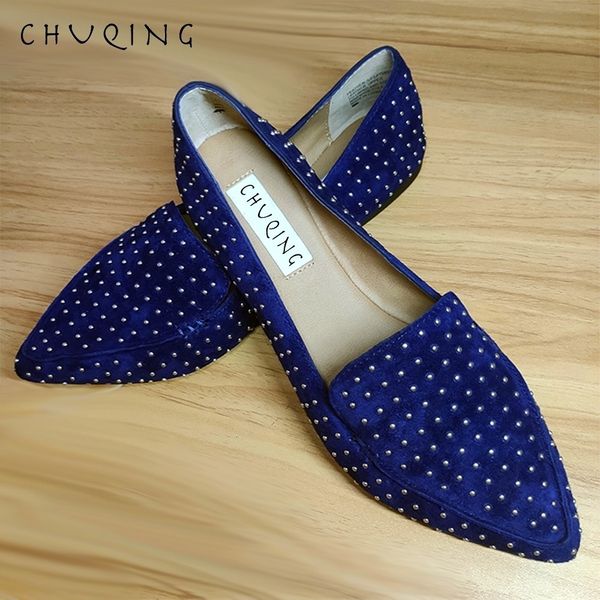 

2019 fashion leather casual shoes women loafers flat shoes women chuqing brand trend comfort leather flats pointed toe flats, Black