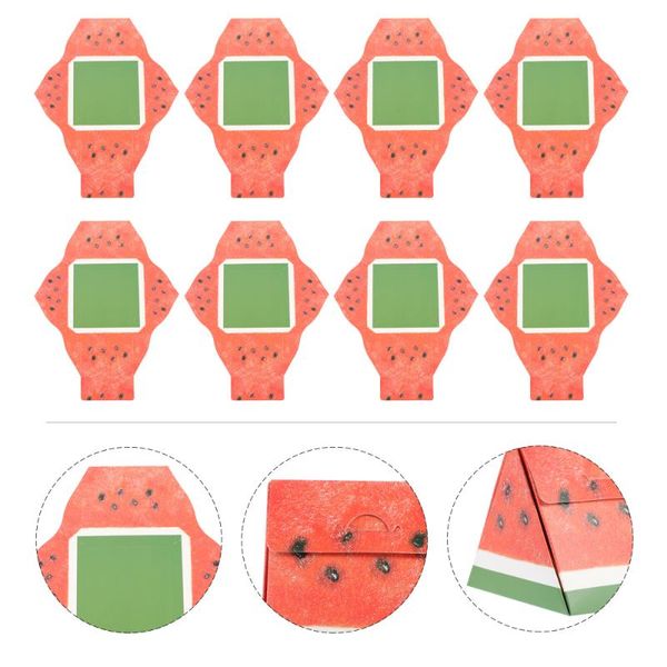

gift wrap 24pcs watermelon shaped paper boxes wrapping summer party supplies