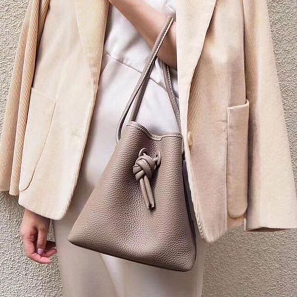 

waist bags leather women casual wild bucket bag fashion simple lady