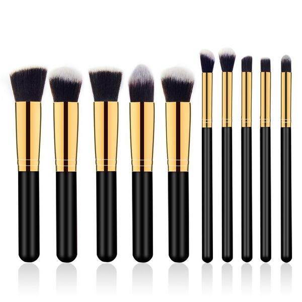 Strumento cosmetico del kit di abbigliamento del trucco di alta qualità Kit cosmetico Whtie Black Pink Maniglia comodo Faible Haible Det Up Beauty Brushes Set