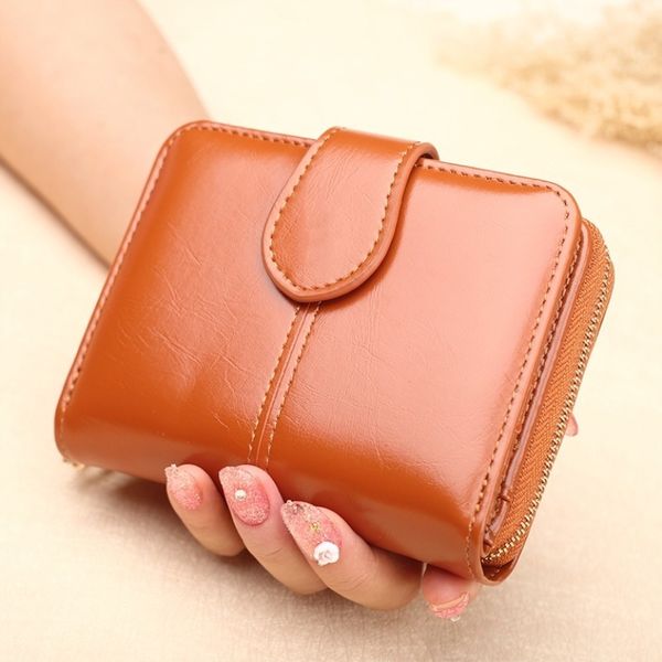 

valink new women wallets leather lady short wallet clutch small coin purse card holder fashion female purse carteira feminina, Red;black
