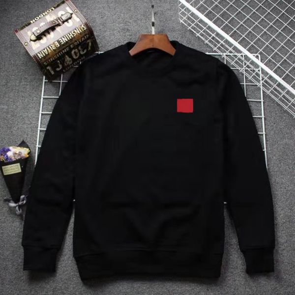 

22 men's and women's design sweater pullover fashion casual printing high-quality sweatshirt long sleeve hoodie, Black