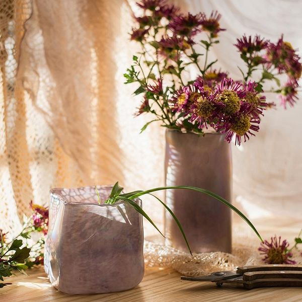 

vases glass modern vase art fashion creative flower arrangement nordic pot living room wazony ozdobne home decoration ed50hp