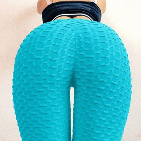 

yoga outfit bubble pants women leggings hip up gym fitness running active wear tights sports pant high waist s-xl