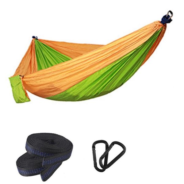 

camp furniture hammock single double camping lightweight portable nylon swing