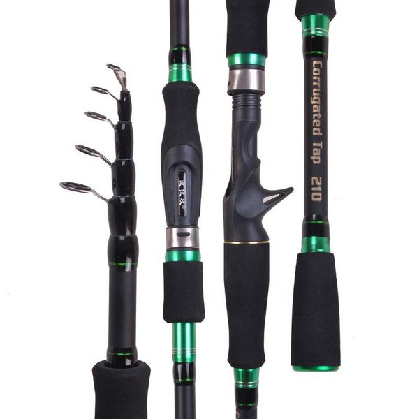 

diwini fishing rod ultralight weight spinning fishing rod carbon fiber material 2.7m-1.8m tackle