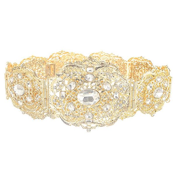 

newly designed moroccan belt jewelry algerian wedding belt sparkling crystal wedding jewelry for moroccan women, Black;brown