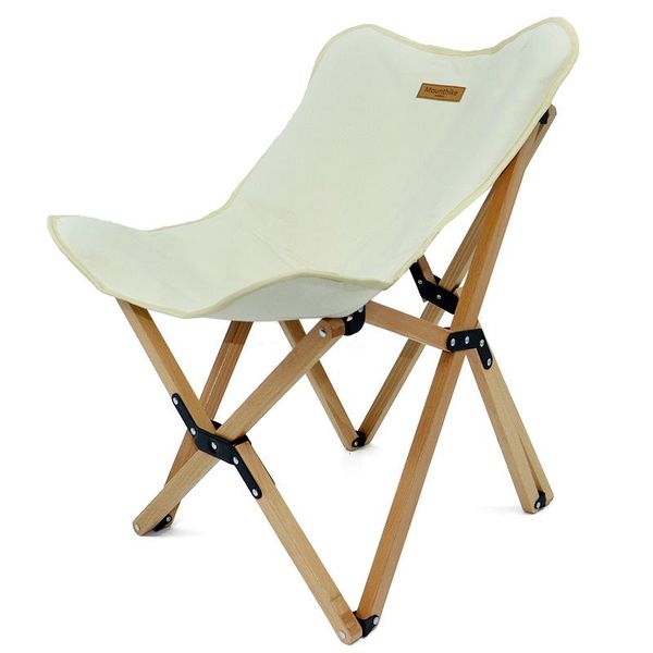 

camp furniture solid wood folding chair butterfly lazy recliner balcony lounge single small sofa portable outdoor beach