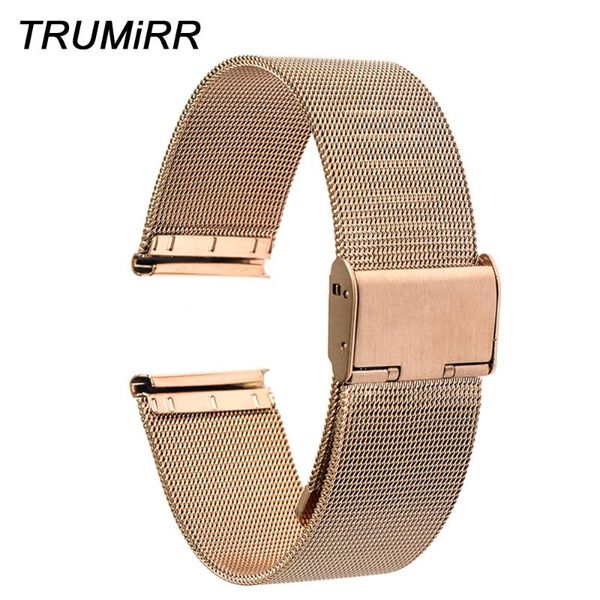 

watch bands 22mm milanese stainless steel band bracelet strap for 2 46mm 2021 samsung galaxy gear r380 neo r381 live r382, Black;brown