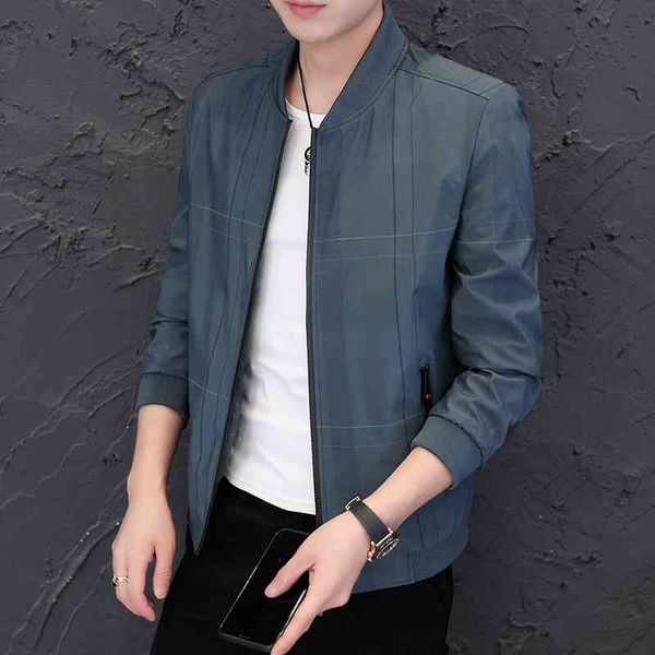 

men's large casual jacket in spring and autumn, Black;brown