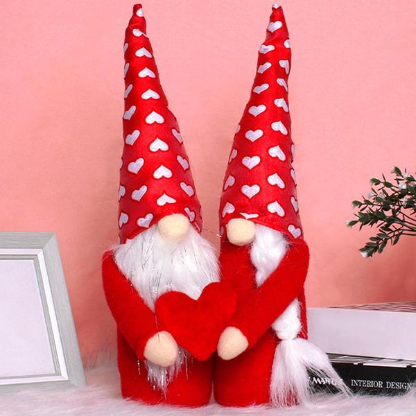 

christmas decorations valentine's day gift soft stuffed faceless doll creative plush ornament festival home decoration ac889