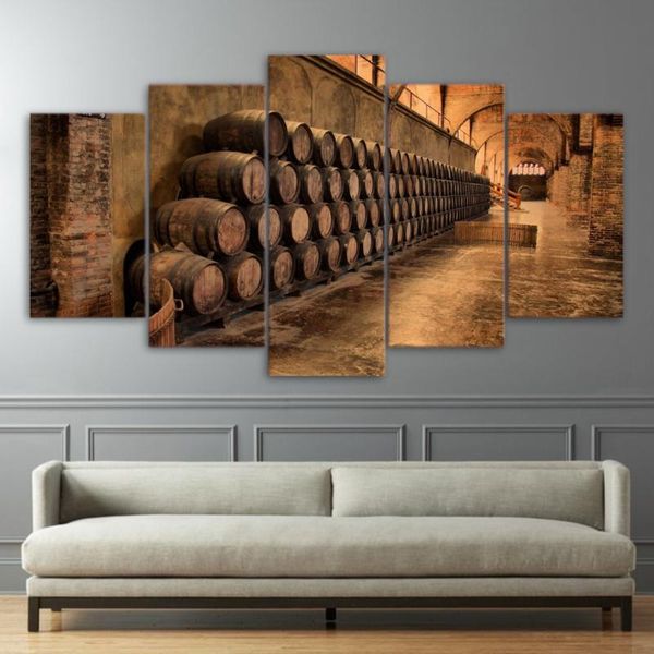 

paintings abstract 5 panel wine landscape painting po wall pictures for living room decorative hd poster canvas ygyt