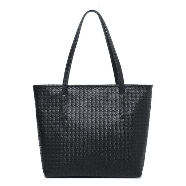 

fashion 2021 new fashion women's knitting tote baita portable shoulder bag